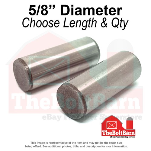 Dowel pins thru hardened - 5/8",