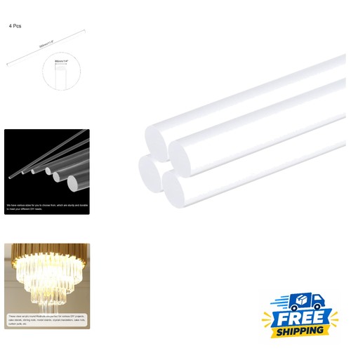 Lightweight 4pcs acrylic dowel - acrylic,