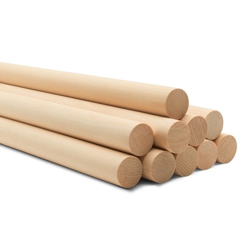 Wooden dowel rods - 1/2, 36