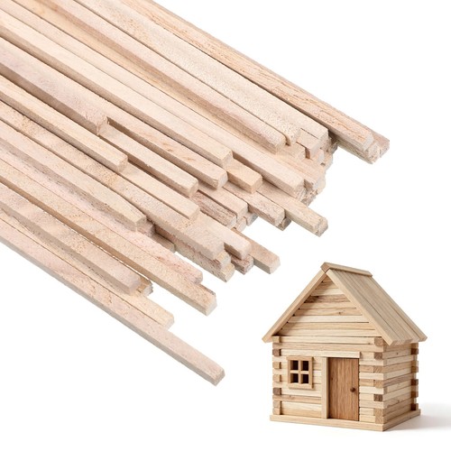 50pcs square wooden - x, 12"